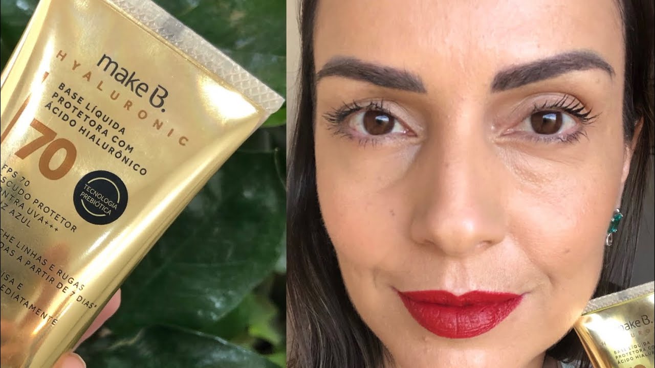BASE HYALURONIC MAKE B. (Primeiras impressões pele com linhas)