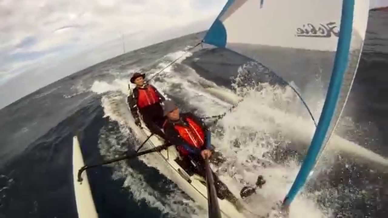 Hobie Mirage Tandem Island surfing speed 12 knots