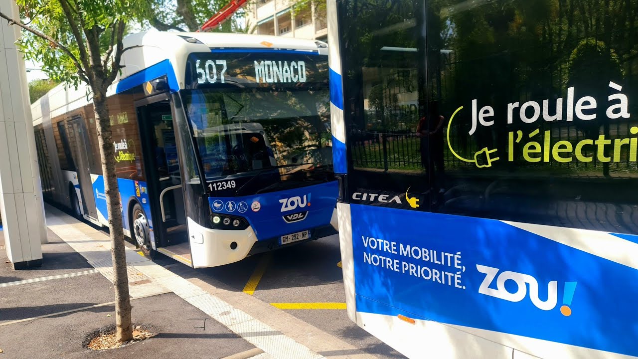 [Voyage Nice-Monaco] VDL CITEA SLFA 180 Electric n°112349 ● ZOU ! 06