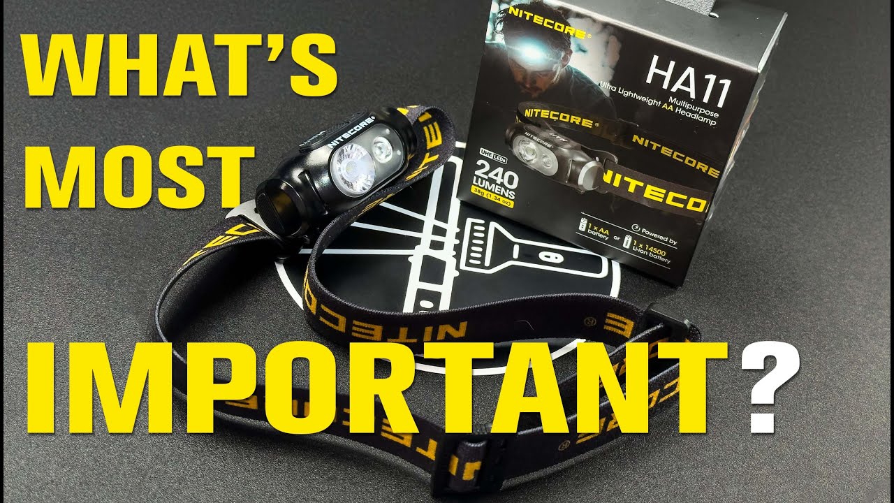Under $20 - Nitecore HA11 Headlamp Review