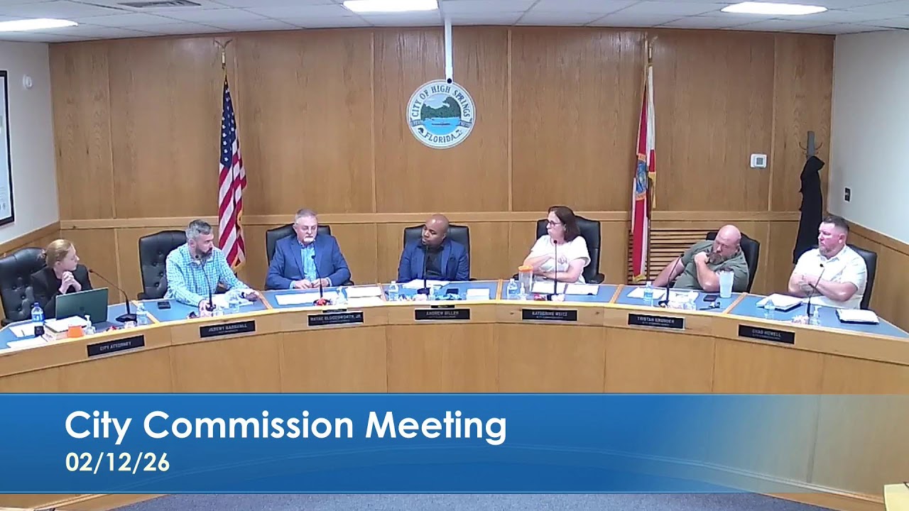 February 12, 2026  High Springs City Commission Meeting