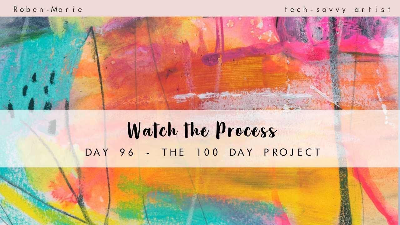 Abstract Painting with Paper: a demo with Roben-Marie Smith