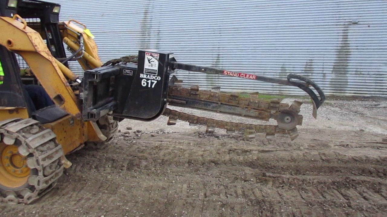 Bradco Trencher attachment for sale at Auction