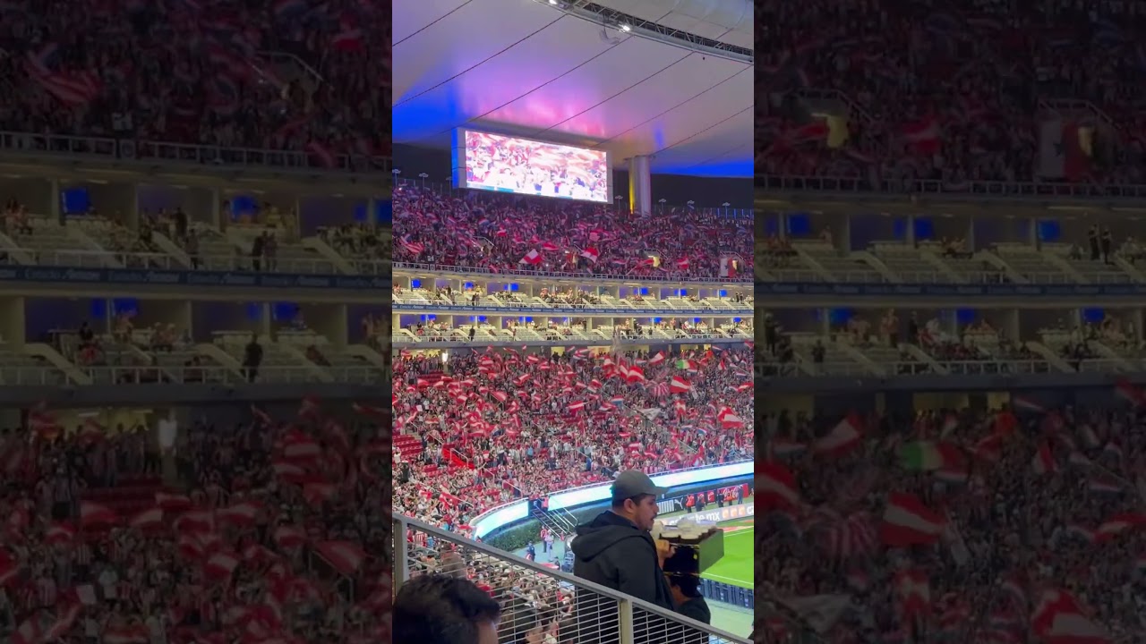 IMPRESIONANTE LA BARRA DE CHIVAS EN EL CL&Aacute;SICO TAPAT&Iacute;O 🙏🏻😎🐐 | CHIVAS 4-1 ATLAS | #chivas #futbol