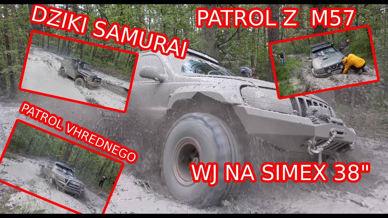 HARDCOROWY POLSKI OFFROAD PATROL M57, WJ 4,7, SAMURAI 1,3, PATROL 2.8 | OFF ROAD