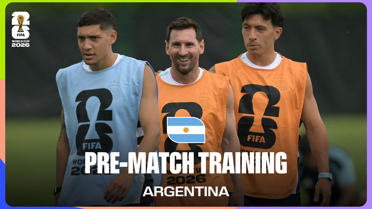 Argentina Train Before Jordan | FIFA World Cup 2026&trade;