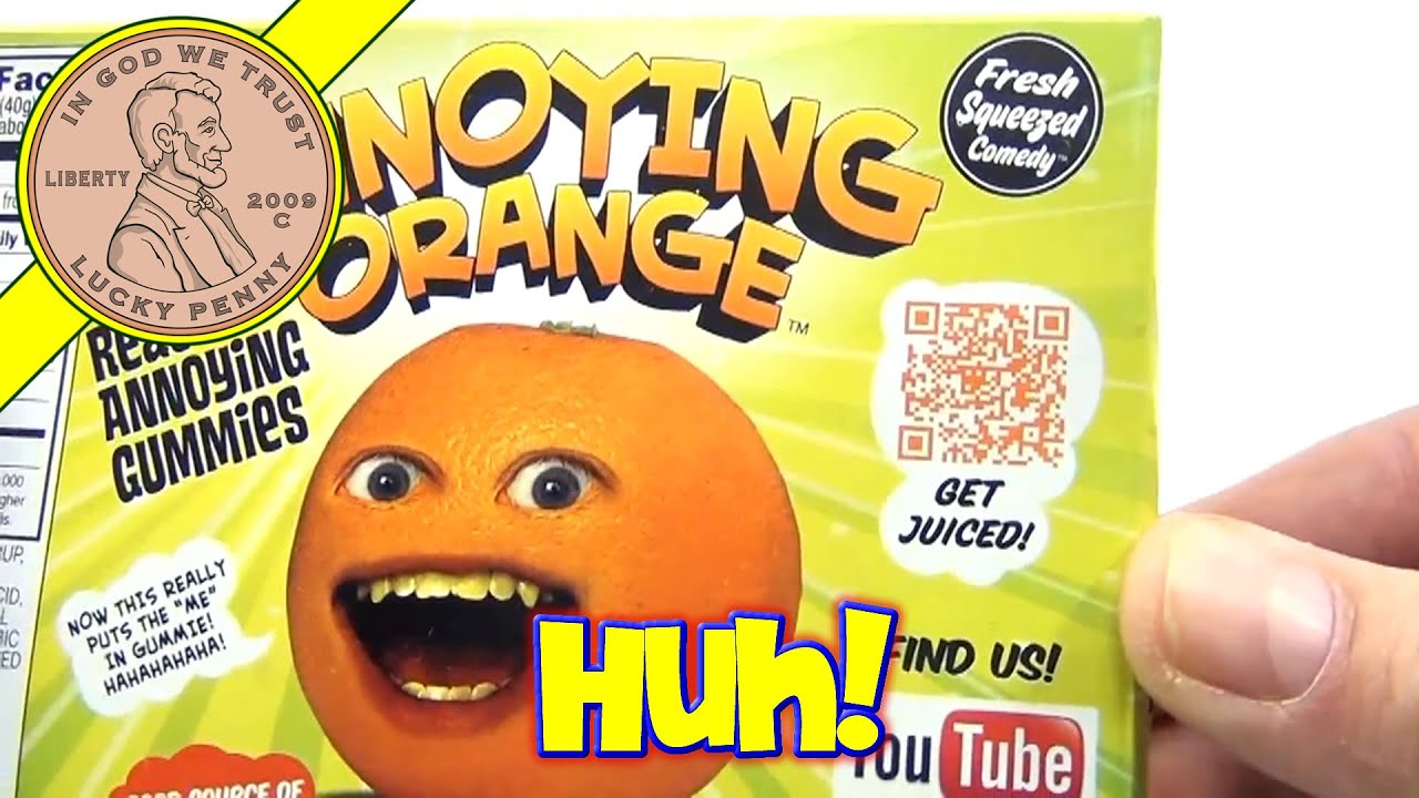Annoying Orange - Real Annoying Gummies With 5 Fruity Flavors.......Hey Apple!