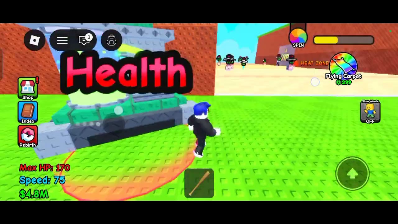 Survive heat for brainrots!