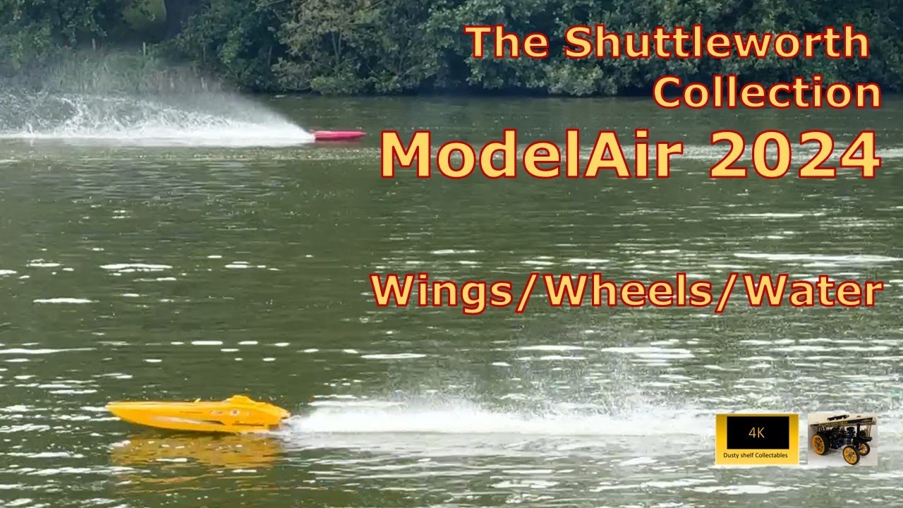 Modelair 2024, коллекция Shuttleworth: крылья, колеса и вода, выставка радиоуправляемых моделей.