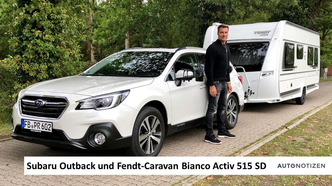 Subaru Outback und Fendt Bianco Activ 515 SD: Wohnwagen-Gespann im Test, Review, Fahrbericht
