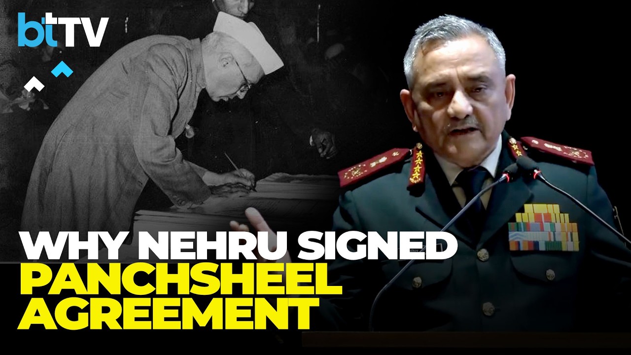Why Nehru Backed Panchsheel Agreement With China: CDS Anil Chauhan Explains Border Context