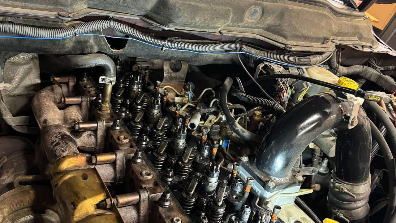 Пошаговая установка головки блока цилиндров Cummins 5.9 Xotic! #cummins #головкиблоков