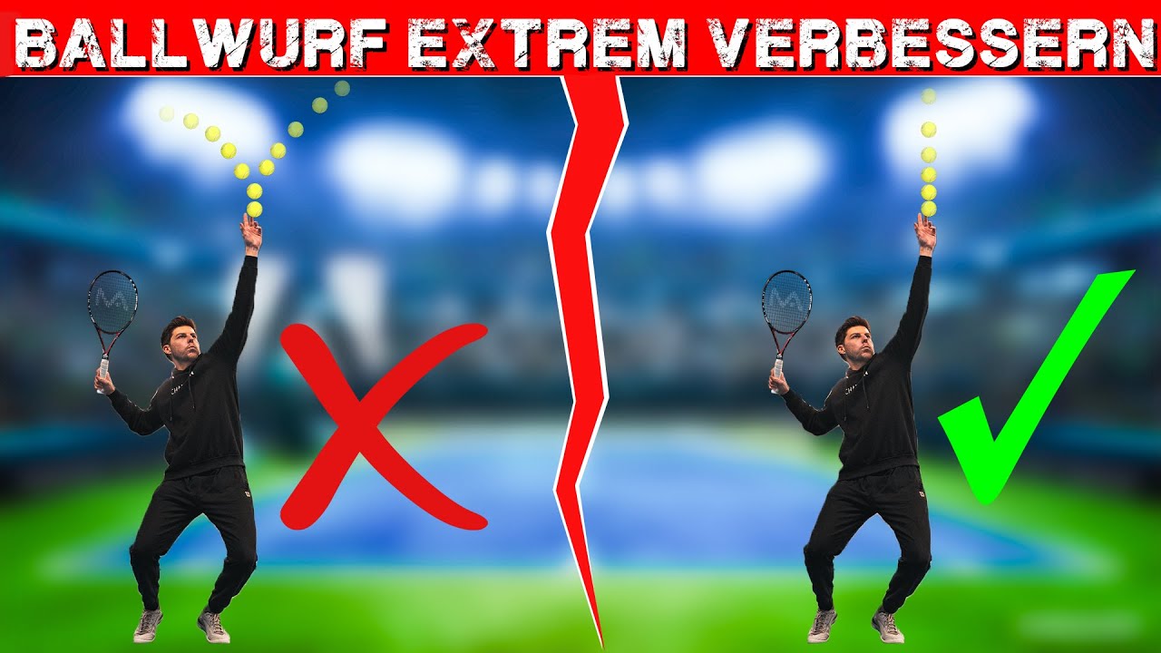 Aufschlag Ballwurf: So wirfst du den Ball nicht mehr 