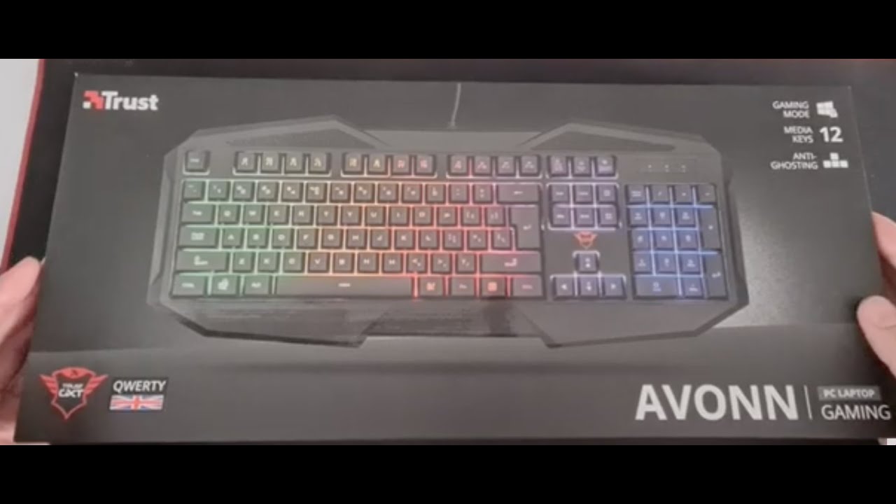 Распаковка/обзор игровой клавиатуры Trust GXT 830-RW Avonn