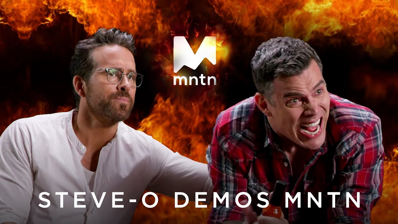 Steve-O Demos MNTN - The Hottest Software in TV