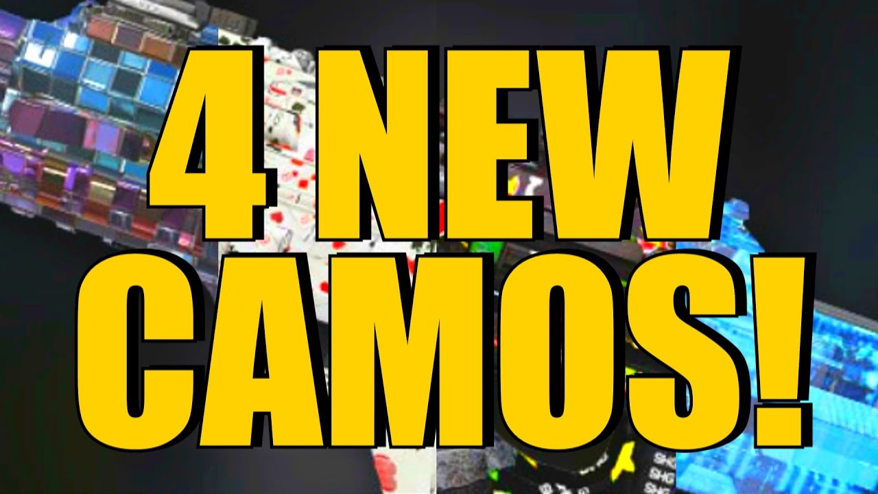 Advanced Warfare: 4 New Personalization Camos Available! X-Ray, Jackpot, Disco, and Aces!