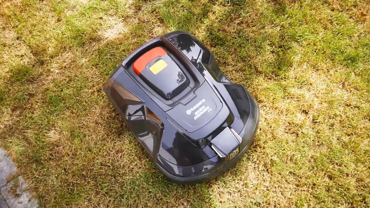 Der Mähroboter von Husqvarna, der Automower 310 im Einsatz