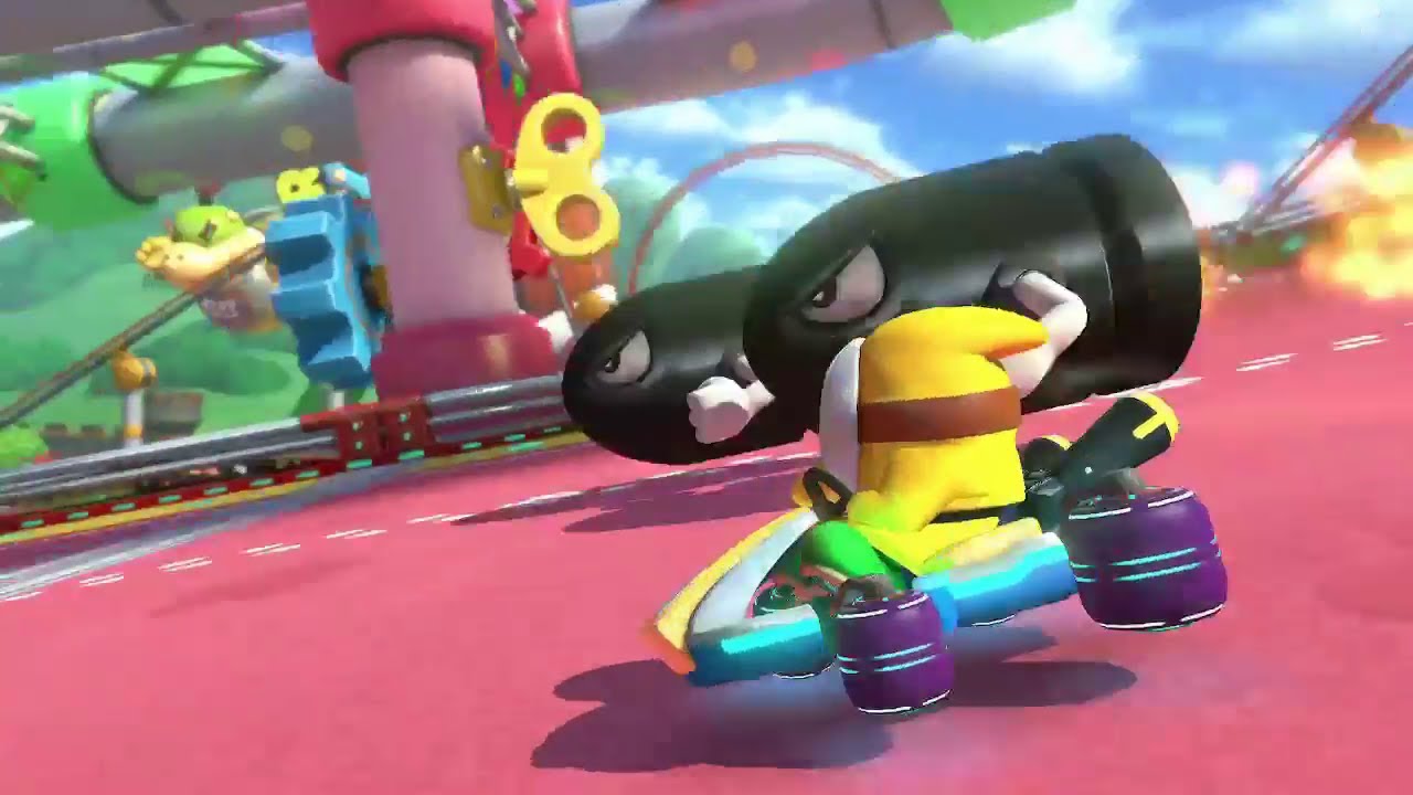 Custom items testing ground (Mario Kart 8 Deluxe)