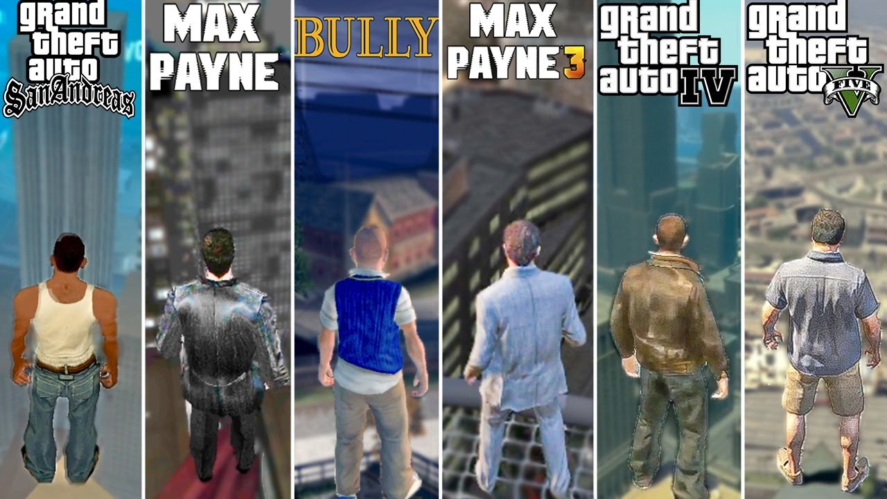 Jumping From Highest Points in 20 Rockstar Games (1997 - 2024)