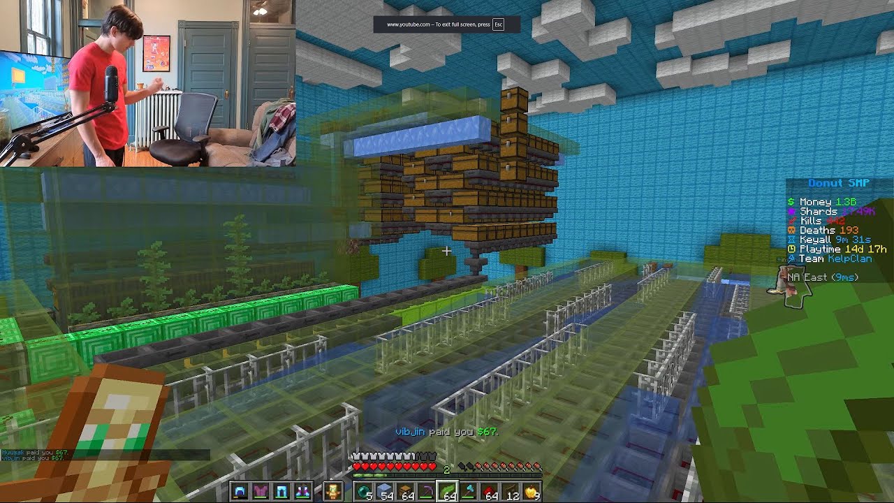 Building a Kelp Farm on Donut SMP
