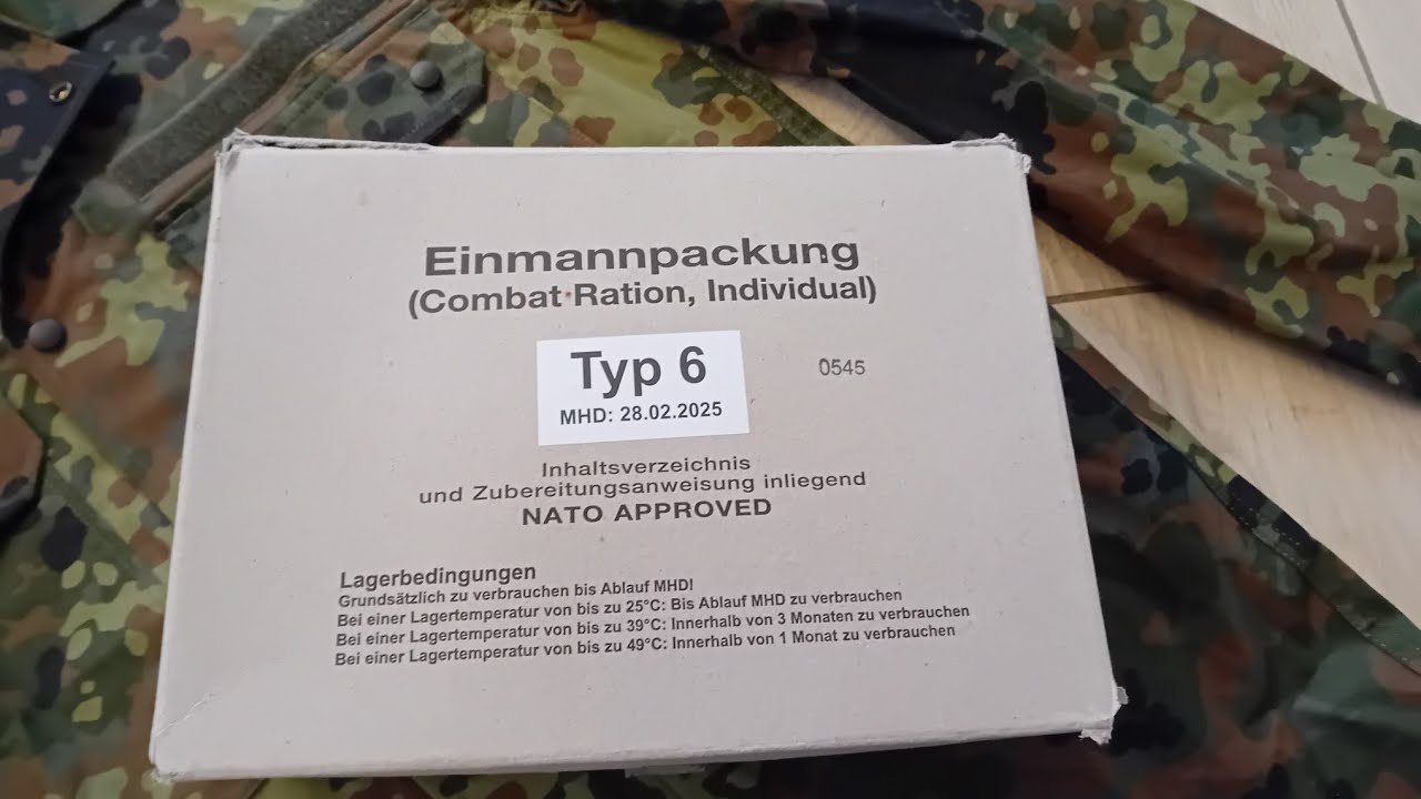 EPA - Einmannpackung Bundeswehr Nato Feldverpflegung #1