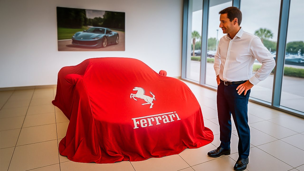 Chegou o dia de pegar a Ferrari depois de 3 anos… 