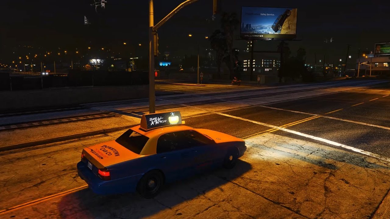 GTA5 다운타운 캡 - 택시 기사 1