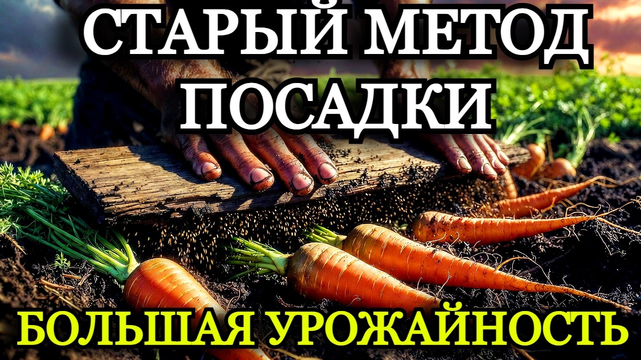 ПОЧЕМУ ОПЫТНЫЕ ОГОРОДНИКИ БОЛЬШЕ НЕ ПРОРЕЖИВАЮТ МОРКОВЬ — Секрет Равномерных Всходов Раскрыт