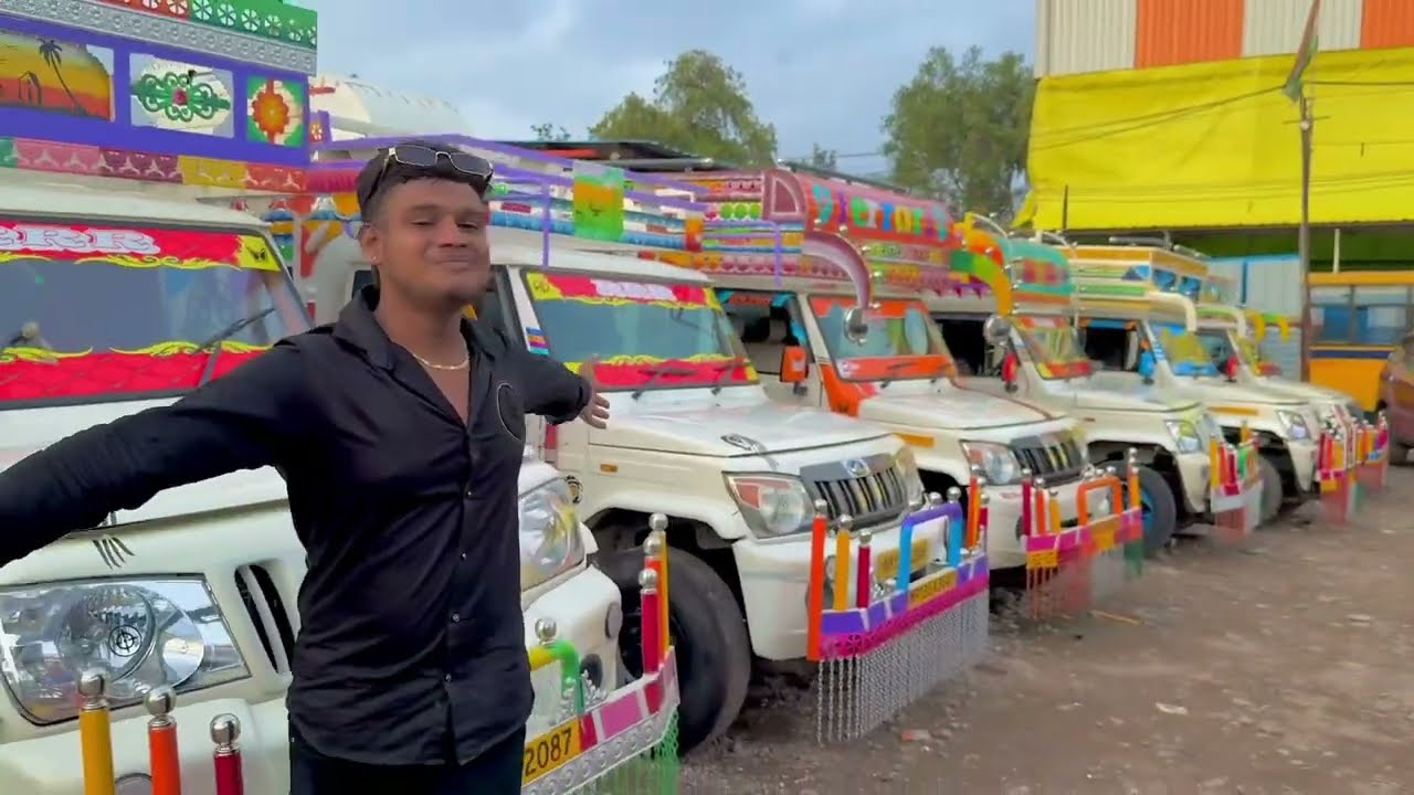 मध्यपरदेश इन्दौर में पिकअप का मेला second hand pickup bazar 😱