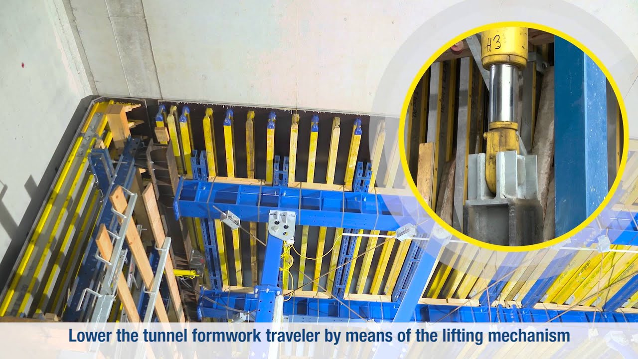 Tunnel system DokaCC - Working sequence of a cut- and cover tunnel traveler. [EN]