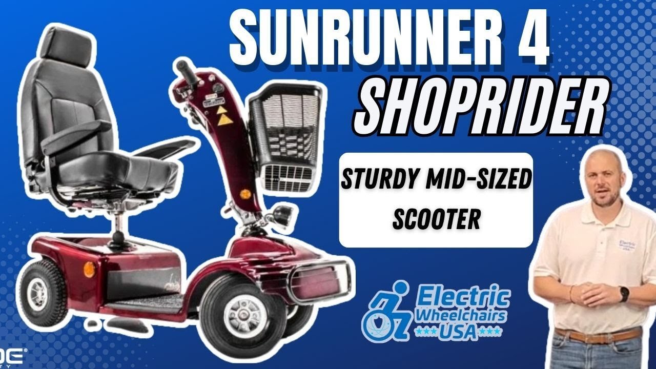 Shoprider Sunrunner 4 Mobility Scooter - 888B-4 [2024]