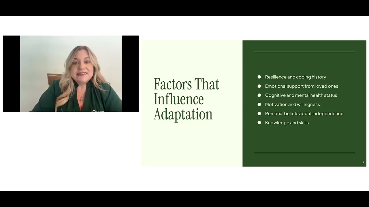 Supporting Older Individuals Through Difficulties and Change