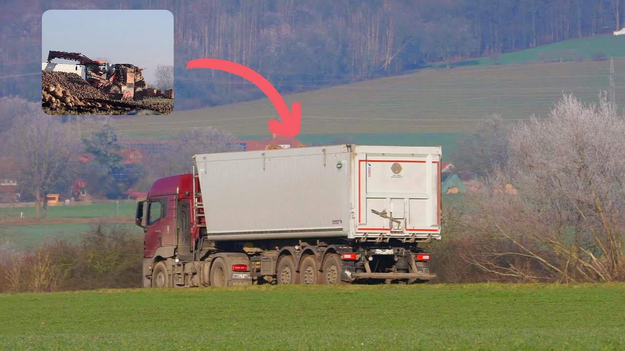 Rübentransport!  Drei Man LKW und ein Holmer Terra Felis 3