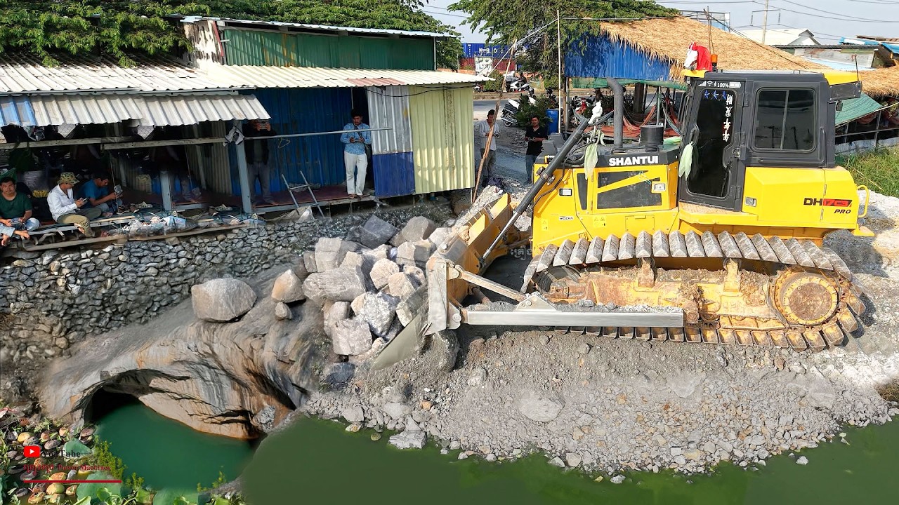 Upgrade Today Project! Intelligent Mega Landfill Entire Lake Area​ Join Dozer Fill +10wheels​ Trucks