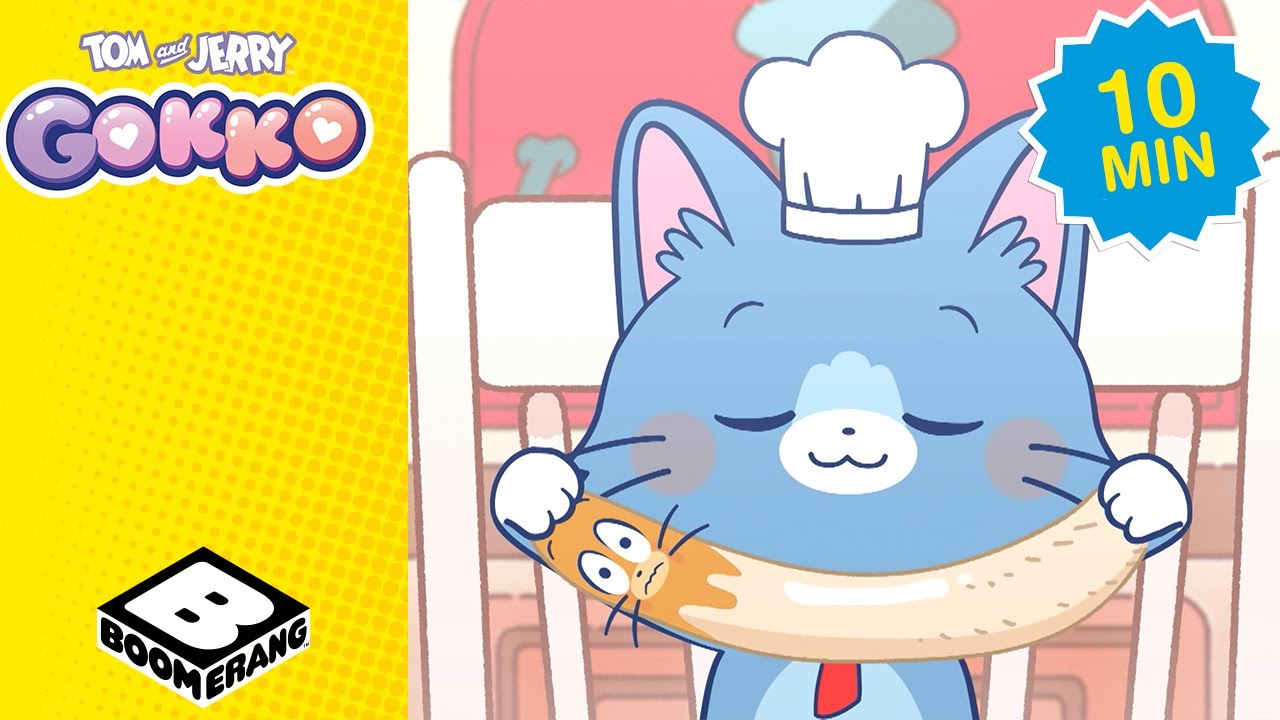 Delicious Pastries | NEW Tom and Jerry Gokko | Kawaii Anime | Boomerang UK