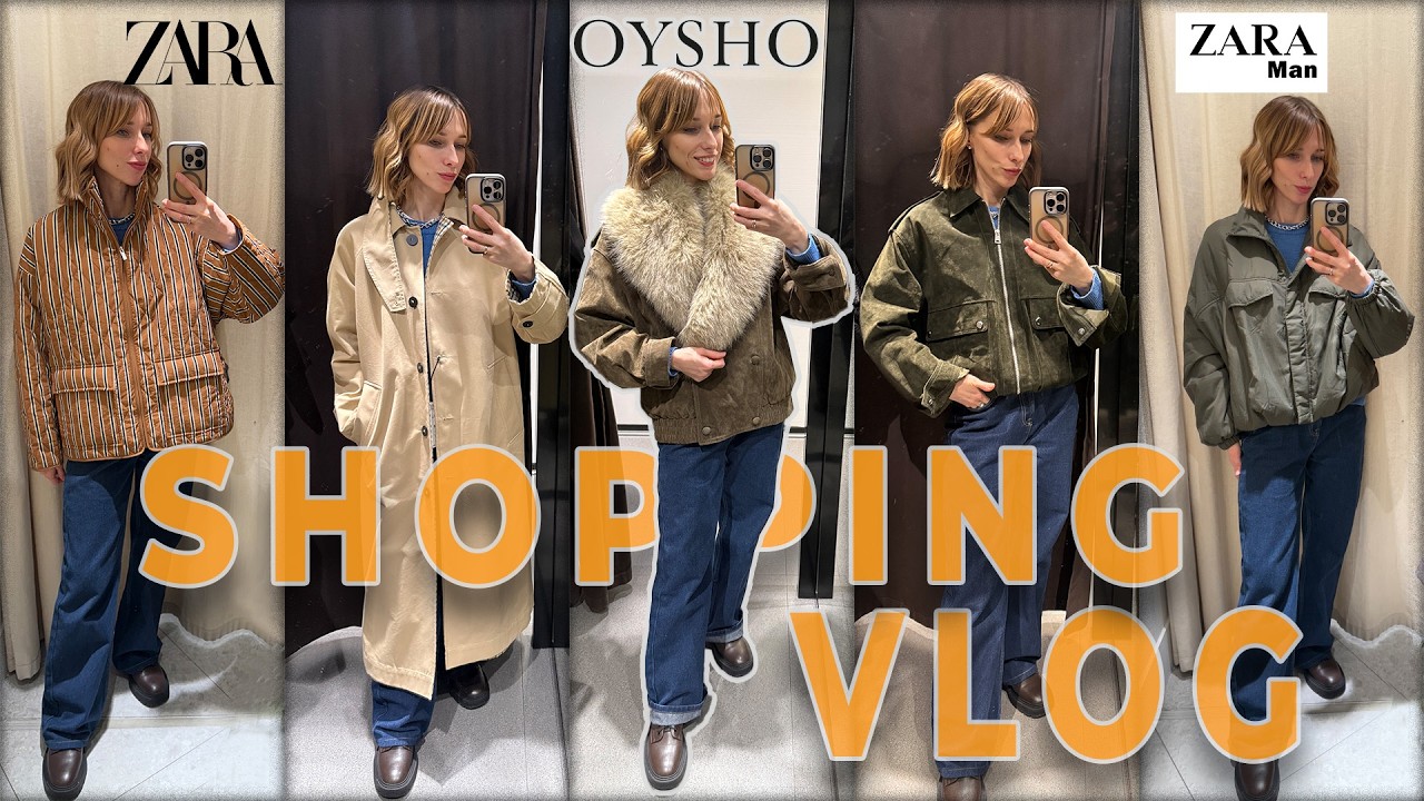 ШОПІНГ ВЛОГ. ШУКАЮ ВЕРХНІЙ ОДЯГ НА ВЕСНУ 2026 | ZARA | OYSHO | ZARA MAN