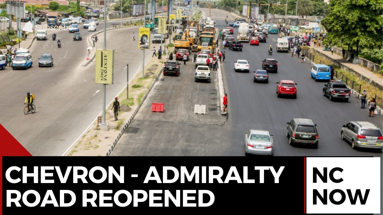 Chevron to Admiralty Carriageway Reopened