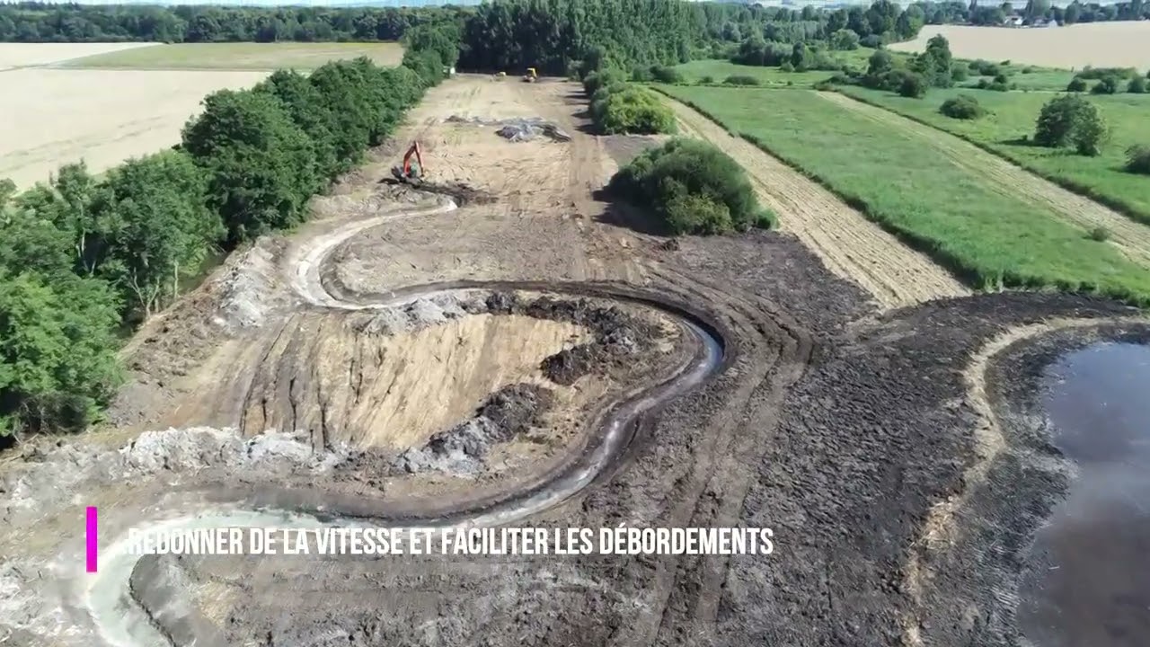 Travaux de restauration de la Launette à Fontaine-Chaalis (60)