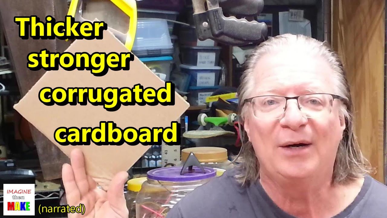 133. Simple DIY - working with corrugated cardboard - part 1