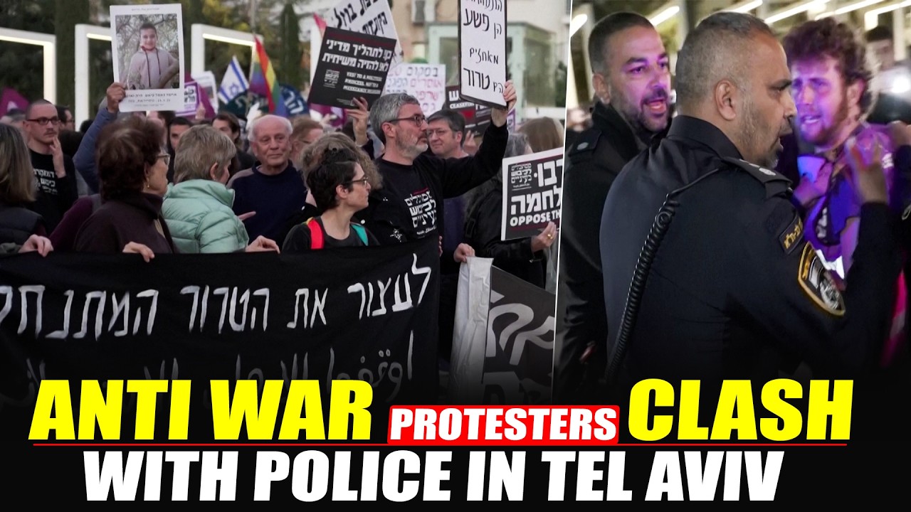 Iran War| Protesters scuffle with police at anti-war demonstration in Tel Aviv | West Asia conflict