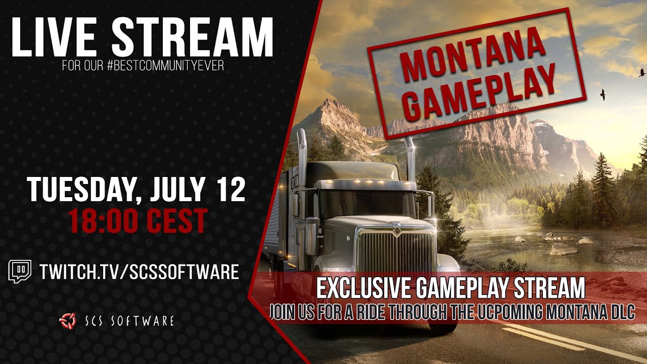 American Truck Simulator - Montana Exclusive Gameplay Stream Recording