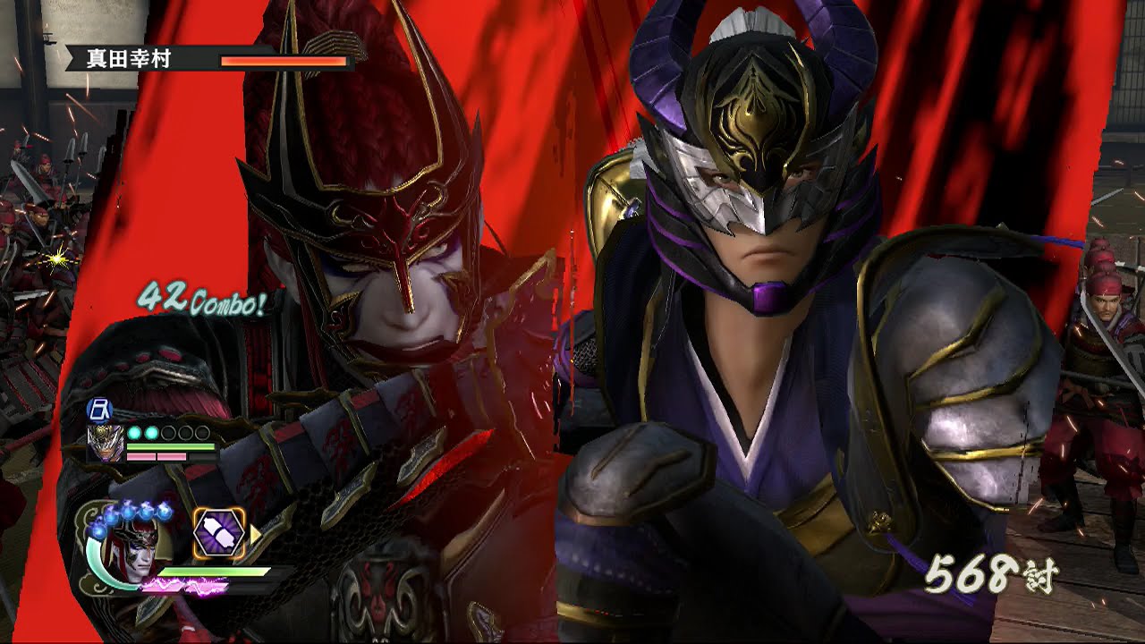 Sengoku Musou 4 II (Samurai Warriors 4 II) - Kotaro Fuma + Hanzo Hattori Gameplay (Hell Difficulty)