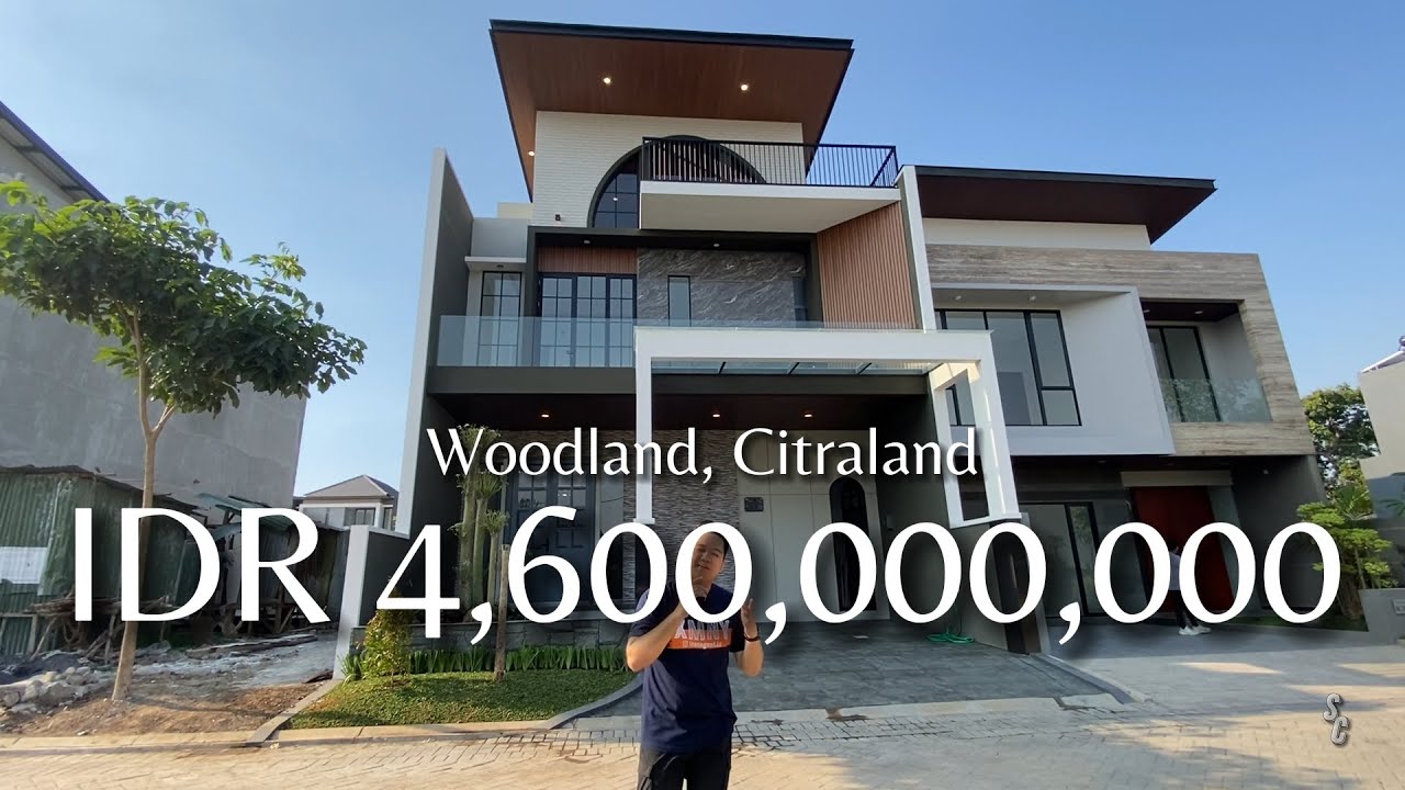 MEWAH ABIS! Baru pertama kali liat RUMAH 4,6M-an SEUNIK ini.. Rumah BARU GRESS Woodland, Citraland