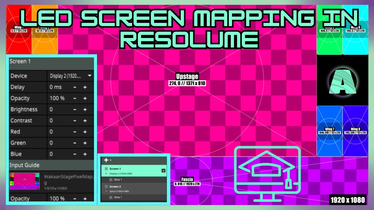 LED Stage Mapping | Create Slices in Resolume
