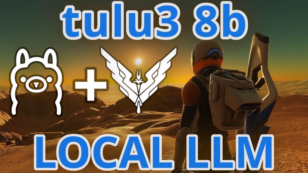 Elite Dangerous - tulu3 8b Local LLM - Linux - Dev Stream
