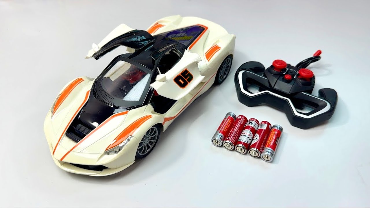 Unboxing New Energy RC McLaren F1 Car, Classic remote control car, Remote controlled Z1000 motor