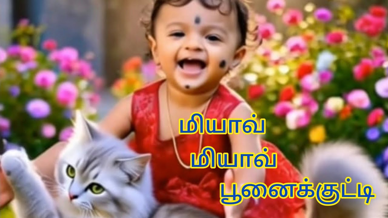 பூனைக்குட்டி | Tamil Rhymes| Tamil Kids Videos |#kidstamilrhymes #dog#kids#tamilrhymes #doglove 