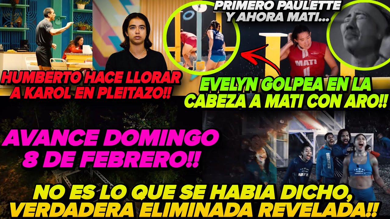 AVANCE DOMINGO 8🔥EVELYN GOLPEA A MATI CON ARO EN LA CABEZA!! NO ES LO QUE SE DIJO ELIMINADA REVELADA
