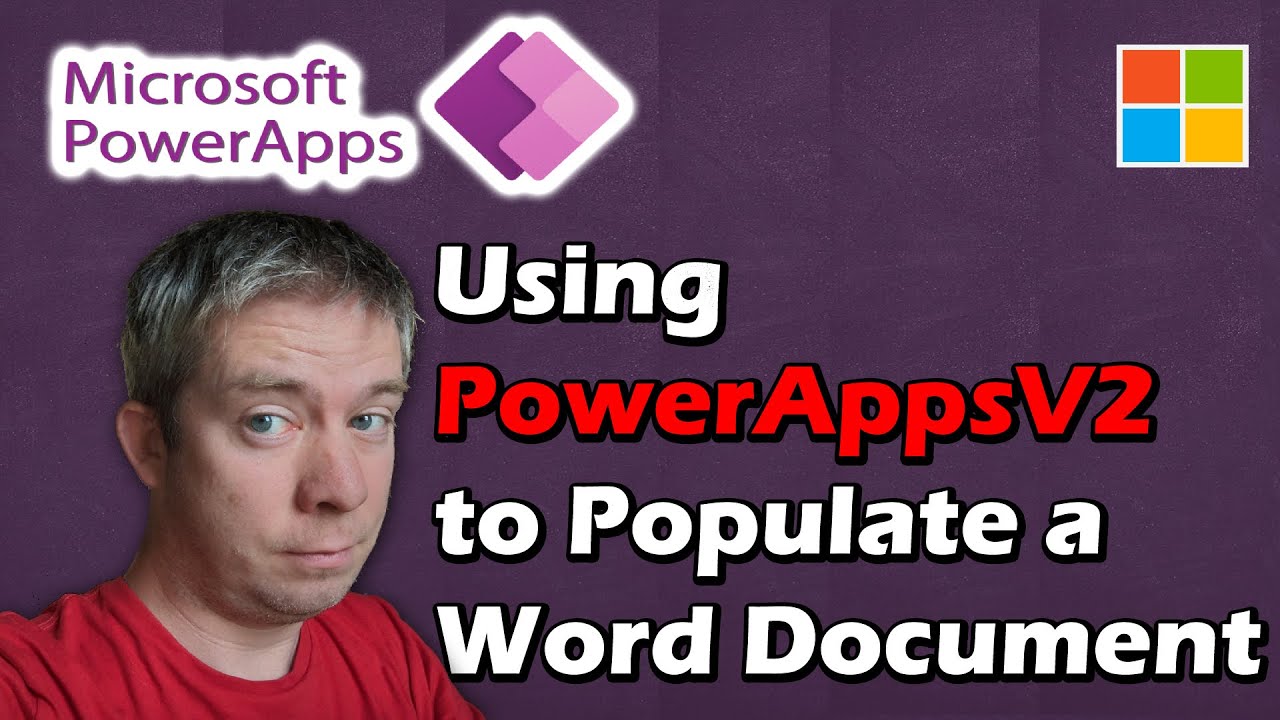 Power Apps V2 in Power Automate Populating a Word Template