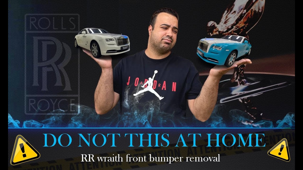 How to remove Rolls Royce Wraith front bumper